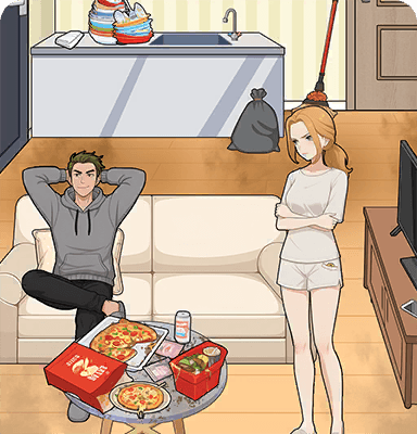 Help Karen clean the house