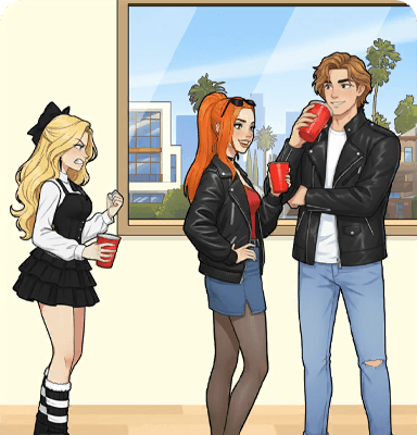 Help Riley avoid Claire’s drink attack
