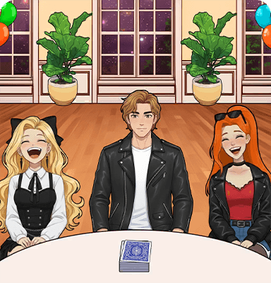Help everyone complete the card-drawing game