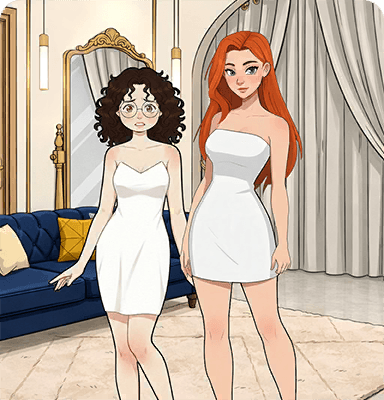 Help Riley and Maddie choose the perfect Prom outfits