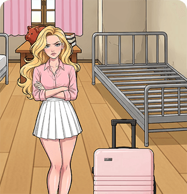 Help Claire decorate her new bed