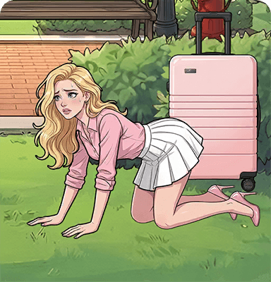Help Claire sneak out of school without being caught