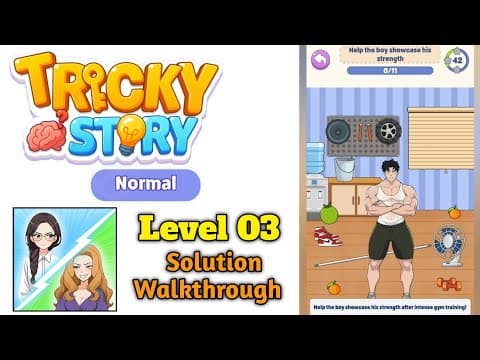 Help the boy showcase his strength