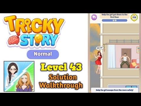 Help the girl get down to the first floor