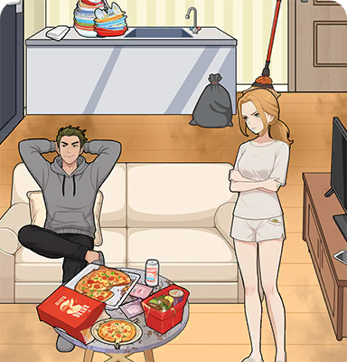 Tricky Story 1 Level 37 Help Karen clean the house solution screenshot