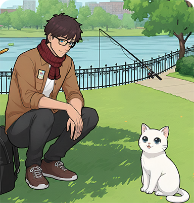 Tricky Story 1 Level 45 Help Ethan feed the hungry cat solution screenshot