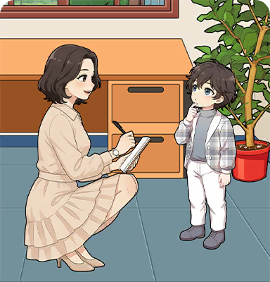Tricky Story 1 Level 59 Help Anna describe the appearance of the little girl solution screenshot