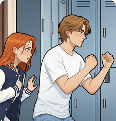 Tricky Story 2 Level 14 Help Liam defeat all the boys and protect Riley. solution screenshot