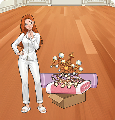Tricky Story 2 Level 33 Help Riley decorate for the sleepover solution screenshot