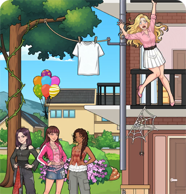 Tricky Story 2 Level 59 Help Claire avoid falling and getting caught solution screenshot